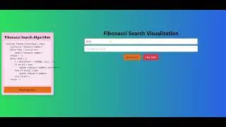Fibonacci search Animated video|Data Structures learn easy| Searching Algorithms|Example