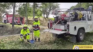 Intervento Incendio Boschivo Monte Romano 20 06 2022 - Ravenna