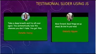 How to use Testimonial Slider on Website Using  HTML CSS and JavaScript