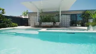 Arizona Slatted Pergola at Barrier Reef Pools