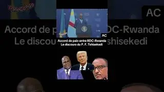 Speaking live from Washington, Felix Tshisekedi discusses the peace agreement between the DRC and...