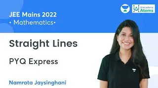 Straight Lines | PYQ Express | Previous Year Questions of JEE Main 2021 | Unacademy Atoms