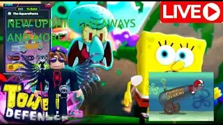 NEW UPDATE IN SPONGEBOB TOWER DEFENSE LIVE!
