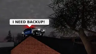 MY CRAZY EXPERIENCE AS A ROBLOX POLICE OFFICER (CAR CRASH SIMULATOR V3)