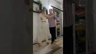 проходка с украшениями  #танцы_в_самаре #танго #tango #урок_танца