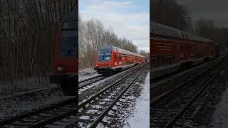 Durchfahrt RE6 nach Leipzig Hbf in Chemnitz-K&uuml;chwald  + Lichtgru&szlig;