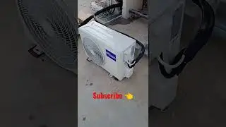 Super general 1.5ton air conditioner outside outdoor fix 🔧