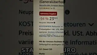 Preisrutsch auf Amazon: saugroboter