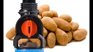Nelson Irrigation Brown Plate Rotator Sprinkler for Irrigating Potatoes