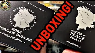 First Day of Issue! Unboxing the 2023 Morgan and Peace Dollars!