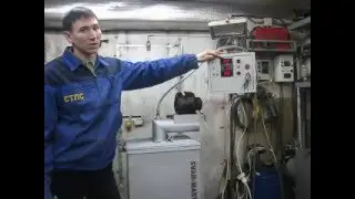 запуск котла на отработке с датчиком пламени