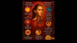 female harmon and their functions #femalehormones #sexhormon