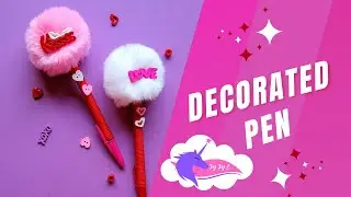DIY Decorated Pen Tutorial | Easy Craft Project for Personalized Pens