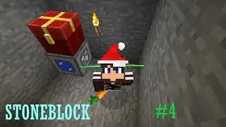 Minecraft Stoneblock #4 - Cobblestone generator & Dias