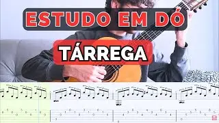 APRENDA como TOCAR o ESTUDO EM D&Oacute; de FRANCISCO T&Aacute;RREGA no VIOL&Atilde;O com TABLATURA e PARTITURA