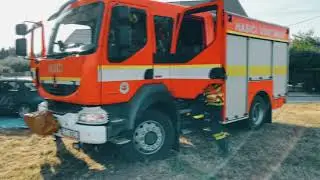 Hasiči Vratimov - Dynamická ukázka, dopravní nehoda s vyproštěním