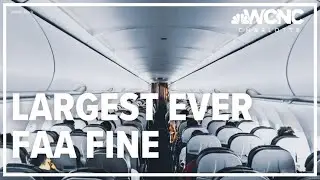 FAA largest fines for two unruly passengers
