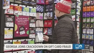 Georgia joins crackdown on gift card scams