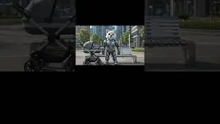 Three Superheroes Save the City! Funny 3D #cartoon #superherorun #avengers #marvel #robot #superhero