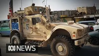 US troops leave Syria as Kurdish fighters & civilians withdraw from Turkey's 'safe zone' | ABC News