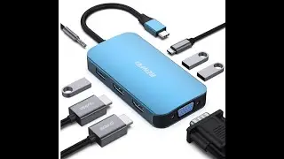 BENFEI 8 in 1 HUB USB- C MST