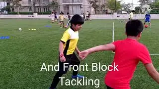 #Importance of first Touch & Front block tackleing....