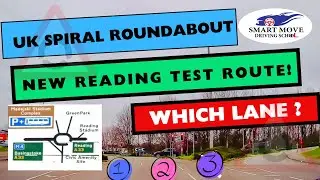 Reading Test Route Roundabout | Reading Roundabout  | Spiral Roundabout |Traffic Control  Roundabout