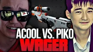 CS:GO WAGER ACOOL VS. PIKO!!! 1 VS. 1