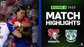 NRL Highlights | NRL 2023 | Newcastle Knights v New Zealand Warriors | Match Highlights