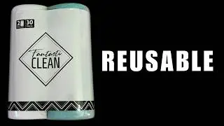 Clean Your Car's Interior With FantastiCLEAN Reusable Microfiber Towel Roll&nbsp;| All Purpose #reusable