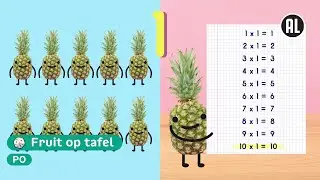 De tafel van &eacute;&eacute;n | groep 3-5 | Fruit op tafel | Schooltv