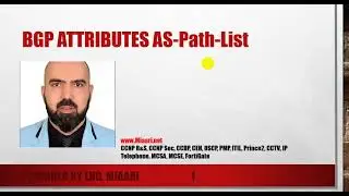 8-BGP Attributes AS Path List (Arabic) عربي