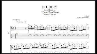 Tapping Exercise:  Etude 21 // Key of D minor