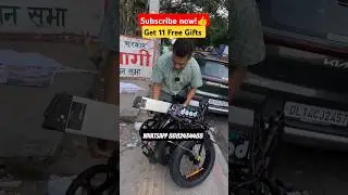 Scooty wale features cycle mein! Electric Folding #DoodleV3 WhatsApp on 8882434488 @KnowYourBicycle