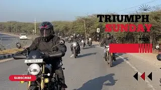 Triumph Sunday breakfast ride 🏍️😍