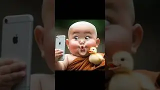 cute monk baby || so cute monk #viral #shorts #trending #cute #new #monk #baby
