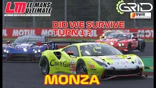 🏁 Monza Mayhem in LMU 1.0 | Ferrari LMGTE | Did We Survive Turn 1?! 🔥