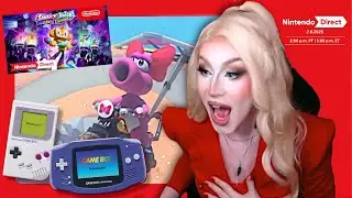 Nintendo Direct 2.8.2023 LIVE REACTIONS! (Gameboy Game Ports, Birdo in Mario Kart, Samba de Amigo)