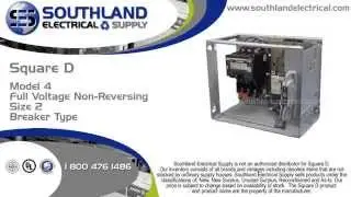 Square D Model 4, Full Voltage Non-Reversing, Nema Size 2, Breaker Motor Control Bucket