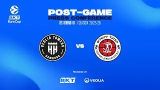 Pressekonferenz: Veolia Towers Hamburg vs Hapoel Bank Yahav Jerusalem