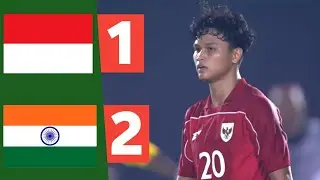 Highlight Timnas Indonesia U-23 Vs India 1-2 || FRIENDLY MATCH #timnas 