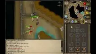 Killing chaos druids in the edgeville dungeon.