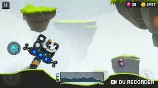 RoverCraft 2. One wheel Challenge. 222 meters. RstSlr replay.
