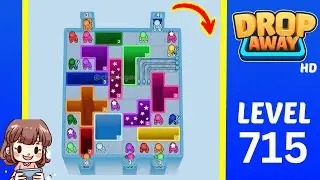 Drop Away Level 715 Solution Walkthrough