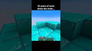 10 years of work down the drain.. #minecraft #virals #fyp #trending #yt like and subscribe 😭
