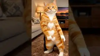 AI Cats Dancing to Trending Song (Cute Ginger & Tabby Edit) 😹✨ #cat #comedy