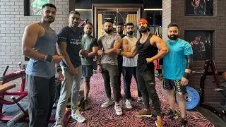 Epic Gym Day with Friends: Crushing Chest, Shoulders & Triceps| Full Pump + Full Masti🔥💪
