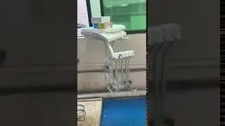Dental chair with top mounted.