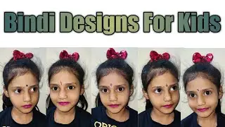 Bindi Collection // Colourful Bindi Designs for kids // Swathi Jakkula