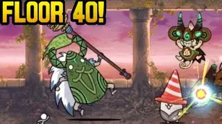 Infernal Tower Floor 40! (Feat. Gravolodon + Cheating Heart?) The Battle Cats